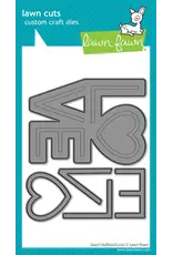 LAWN FAWN LAWN FAWN GIANT OUTLINED LOVE DIE SET