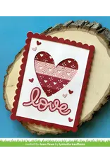 LAWN FAWN LAWN FAWN QUILTED HEART BORDER DIE