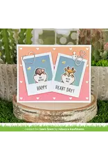 LAWN FAWN LAWN FAWN CHECKERED HEARTS BACKDROP: LANDSCAPE DIE
