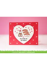 LAWN FAWN LAWN FAWN CHECKERED HEARTS BACKDROP: LANDSCAPE DIE