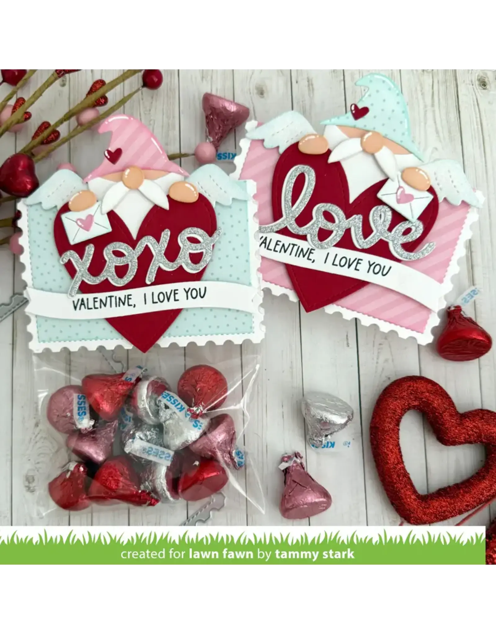 LAWN FAWN LAWN FAWN POSTAGE RECTANGLE STACKABLES DIE SET