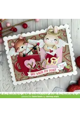 LAWN FAWN LAWN FAWN OUTLINE HEARTS 6x6 STENCIL