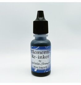 LAVINIA STAMPS LAVINIA ELEMENTS BLUE LAGOON PREMIUM DYE INK PADS RE-INKER
