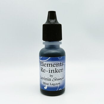 LAVINIA STAMPS LAVINIA ELEMENTS BLUE LAGOON PREMIUM DYE INK PADS RE-INKER