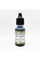 LAVINIA STAMPS LAVINIA ELEMENTS OLIVE PREMIUM DYE INK PADS RE-INKER