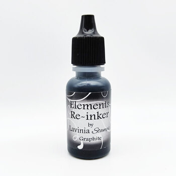 LAVINIA STAMPS LAVINIA ELEMENTS GRAPHITE PREMIUM DYE INK PADS RE-INKER