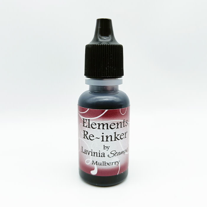LAVINIA STAMPS LAVINIA ELEMENTS MULBERRY PREMIUM DYE INK PADS RE-INKER