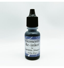 LAVINIA STAMPS LAVINIA ELEMENTS DELLA BLUE PREMIUM DYE INK PADS RE-INKER