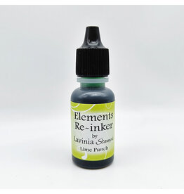 LAVINIA STAMPS LAVINIA ELEMENTS LIME PUNCH PREMIUM DYE INK PADS RE-INKER