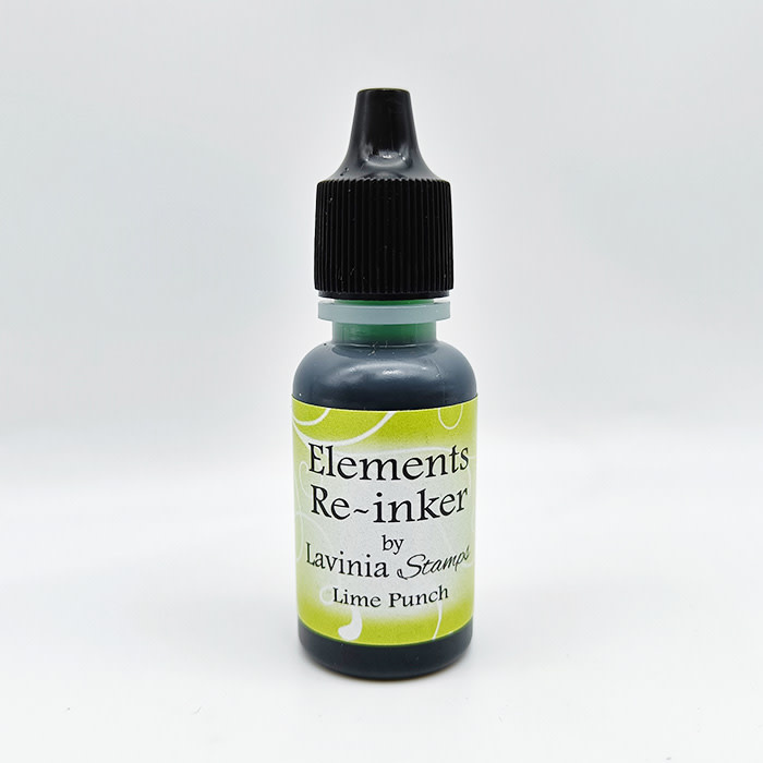 LAVINIA STAMPS LAVINIA ELEMENTS LIME PUNCH PREMIUM DYE INK PADS RE-INKER