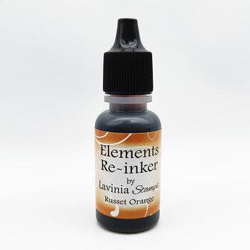 LAVINIA STAMPS LAVINIA ELEMENTS RUSSET ORANGE PREMIUM DYE INK PADS RE-INKER