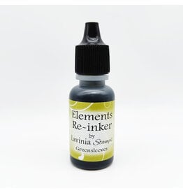LAVINIA STAMPS LAVINIA ELEMENTS GREENSLEEVES PREMIUM DYE INK PADS RE-INKER