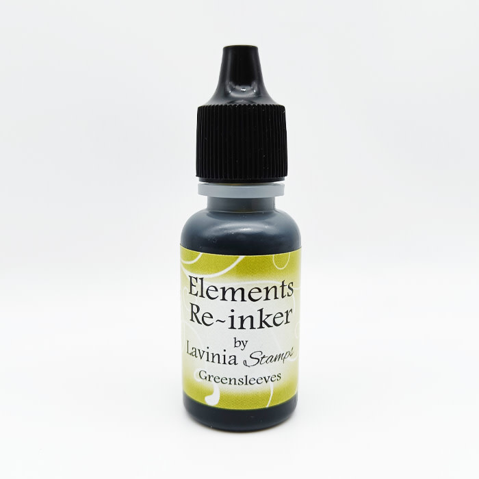 LAVINIA STAMPS LAVINIA ELEMENTS GREENSLEEVES PREMIUM DYE INK PADS RE-INKER