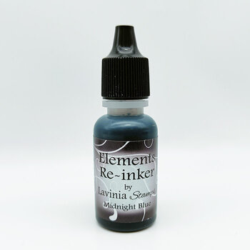 LAVINIA STAMPS LAVINIA ELEMENTS MIDNIGHT BLUE PREMIUM DYE INK PADS RE-INKER