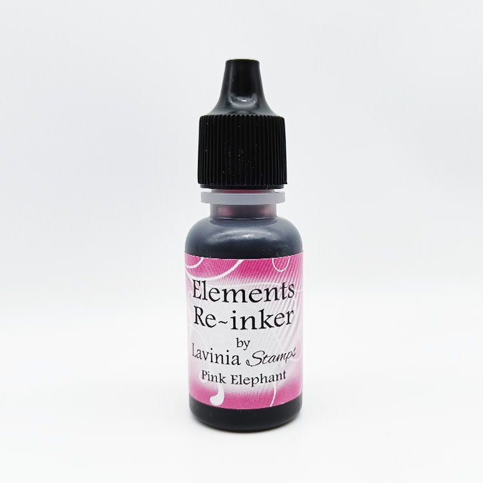 LAVINIA STAMPS LAVINIA ELEMENTS PINK ELEPHANT PREMIUM DYE INK PADS RE-INKER