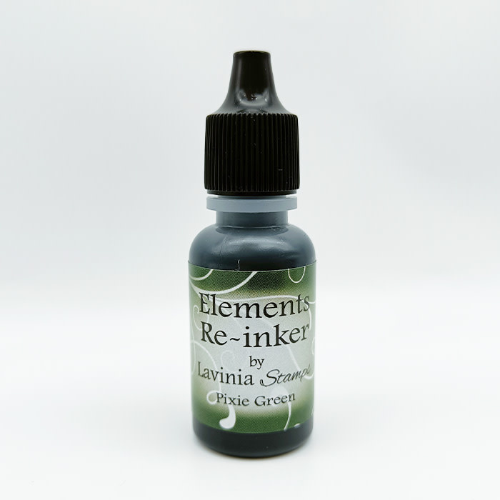 LAVINIA STAMPS LAVINIA ELEMENTS PIXIE GREEN PREMIUM DYE INK PADS RE-INKER