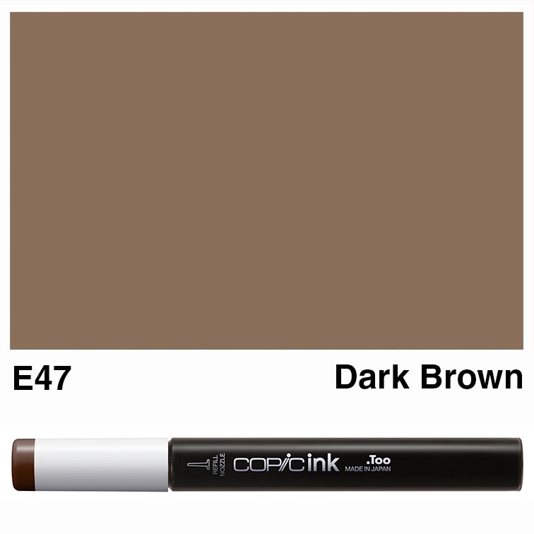 COPIC COPIC E47 DARK BROWN REFILL