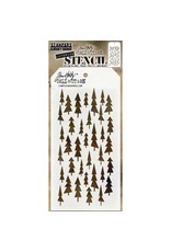 STAMPERS ANONYMOUS STAMPERS ANONYMOUS TIM HOLTZ TREE LOT LAYERING STENCIL