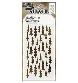 STAMPERS ANONYMOUS STAMPERS ANONYMOUS TIM HOLTZ TREE LOT LAYERING STENCIL