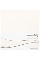 HARMONY PAPER HARMONY HUES IVORY 12x12 CARDSTOCK PACK 50 SHEETS
