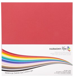 HARMONY PAPER HARMONY HUES KALEIDOSCOPE 12x12 CARDSTOCK PACK 100 SHEETS