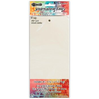 RANGER DYLUSIONS MIXED MEDIA JOURNALING TAGS #10 10PK