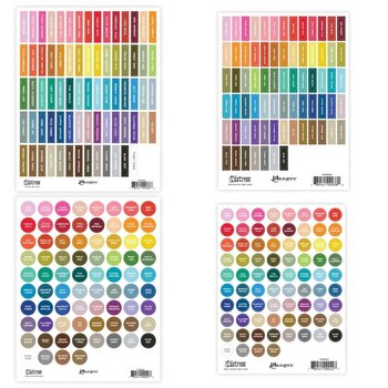 RANGER RANGER TIM HOLTZ DISTRESS INK PAD WHITE LABEL SHEETS ASSORTED