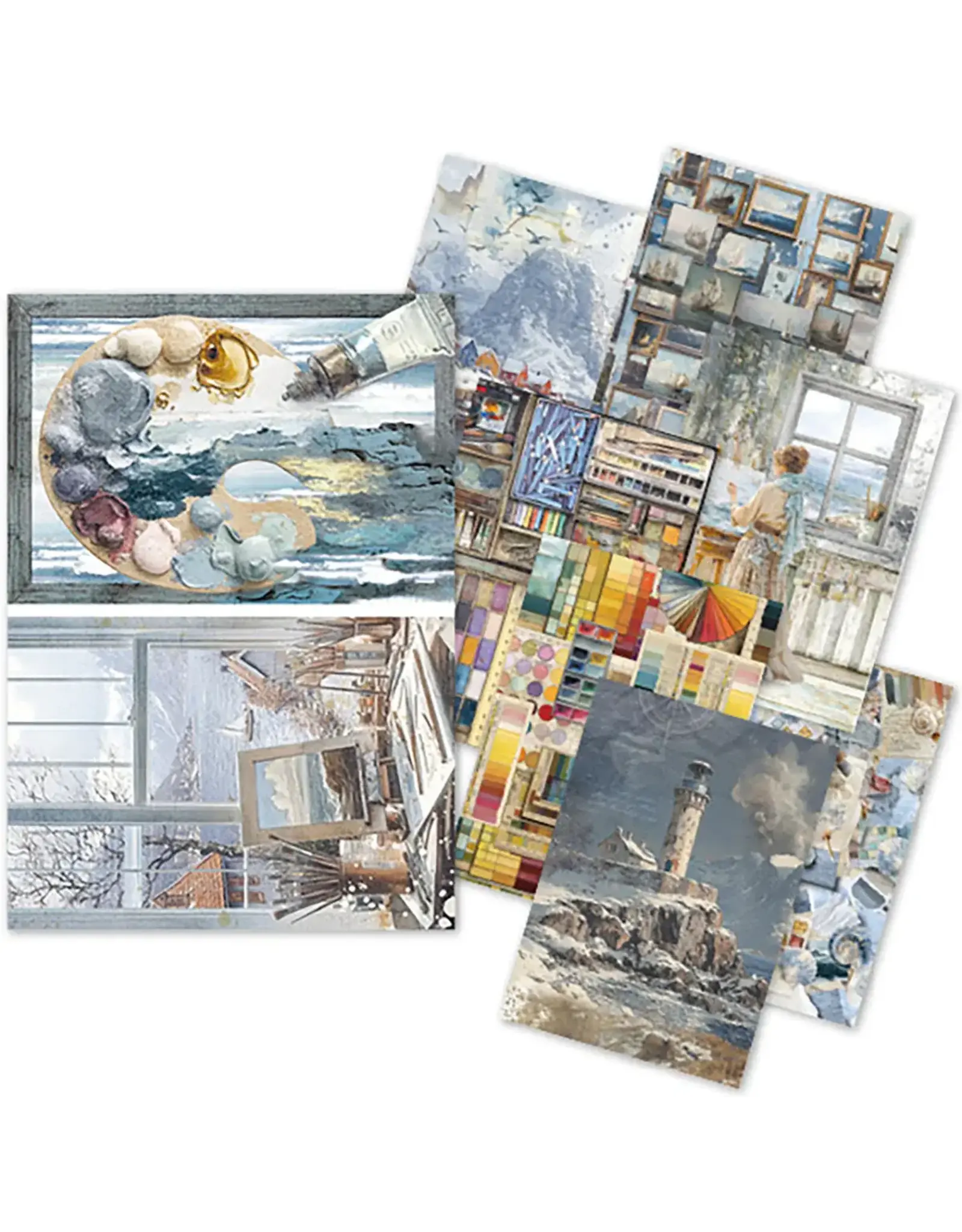 CIAO BELLA CIAO BELLA CRAFTMIX AN ARTIST JOURNEY MIXED A5 RICE PAPER 8/PK