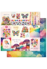 PAPER ROSE PAPER ROSE RAINBOW VILLAGE 6x6 PAPER COLLECTION