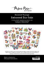PAPER ROSE PAPER ROSE RAINBOW VILLAGE EMBOSSED DIE CUTS