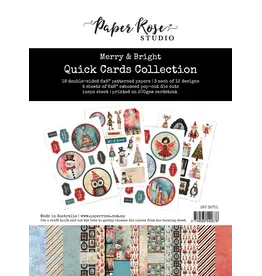 PAPER ROSE PAPER ROSE MERRY & BRIGHT 6x8 QUICK CARDS COLLECTION