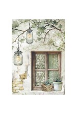 STAMPERIA STAMPERIA HERBARIUM SILVAE A6 MINI RICE PAPER 8/PK