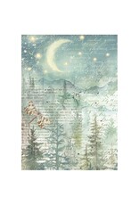 STAMPERIA STAMPERIA HERBARIUM SILVAE A6 MINI RICE PAPER 8/PK