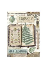 STAMPERIA STAMPERIA HERBARIUM SILVAE A6 MINI RICE PAPER 8/PK