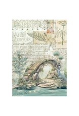 STAMPERIA STAMPERIA HERBARIUM SILVAE A6 MINI RICE PAPER 8/PK