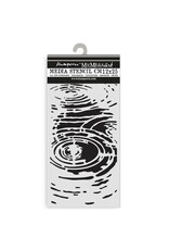 STAMPERIA STAMPERIA HERBARIUM SILVAE WATER PATTERN 12x25cm STENCIL