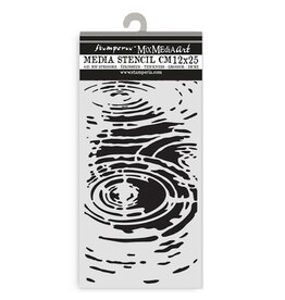 STAMPERIA STAMPERIA HERBARIUM SILVAE WATER PATTERN 12x25cm STENCIL