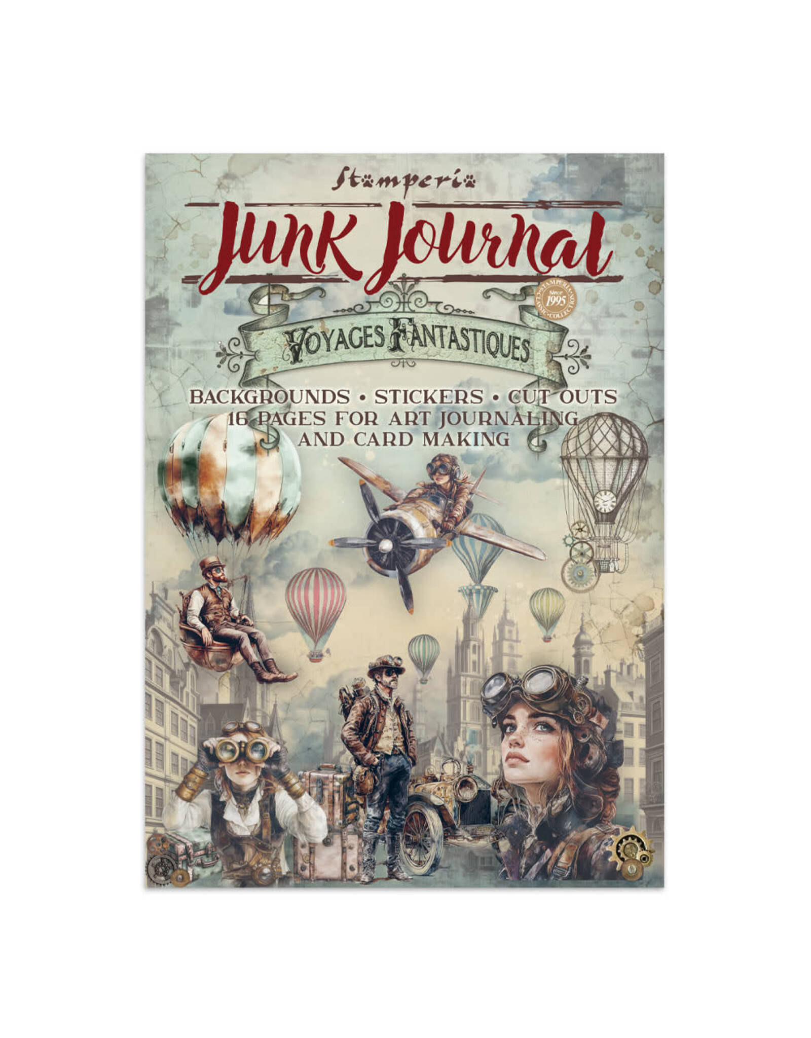 STAMPERIA STAMPERIA VOYAGES FANTASTIQUES JUNK JOURNAL