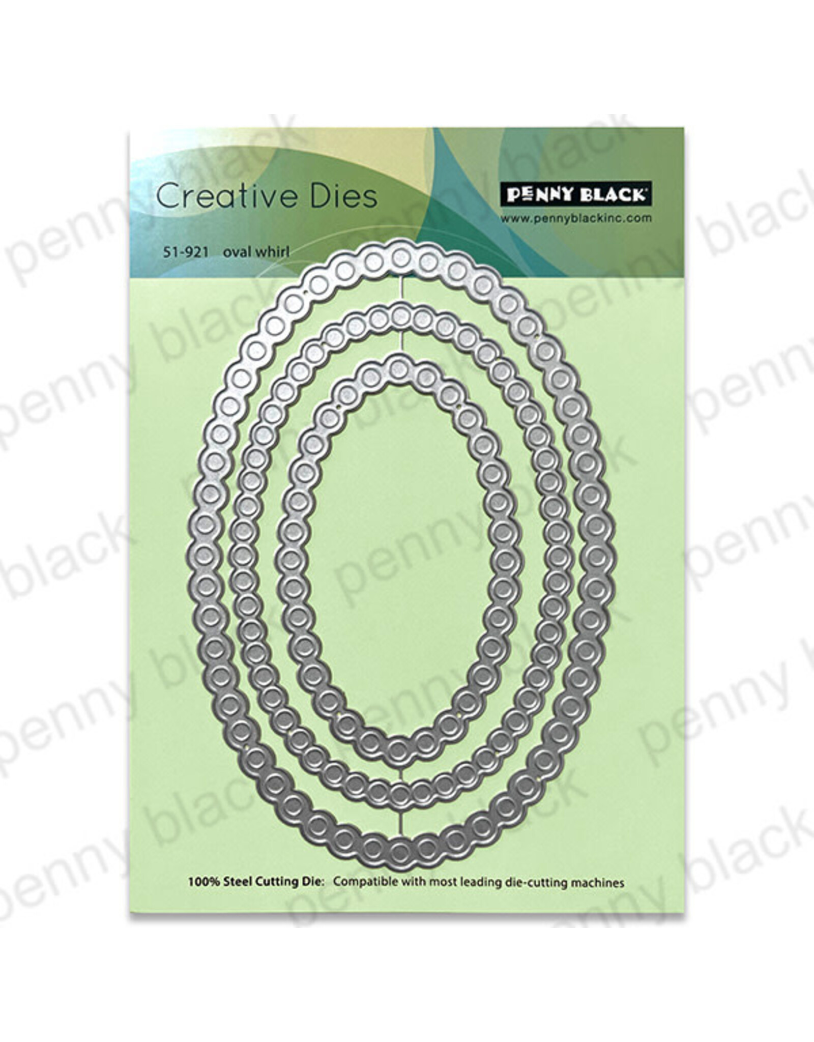 PENNY BLACK PENNY BLACK OVAL WHIRL DIE SET