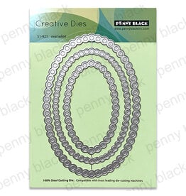 PENNY BLACK PENNY BLACK OVAL WHIRL DIE SET
