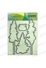 PENNY BLACK PENNY BLACK WINTER TREES CUT OUT DIE SET