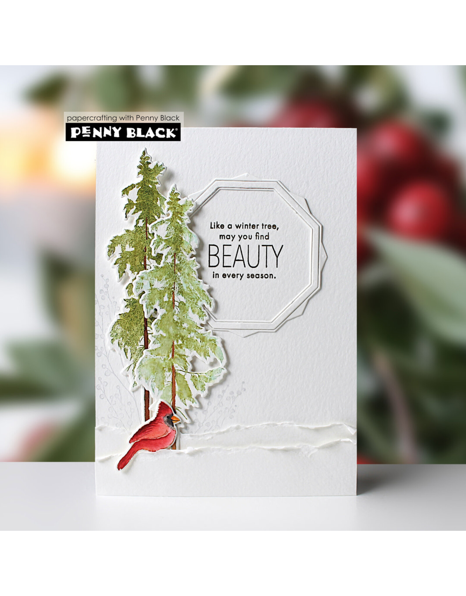 PENNY BLACK PENNY BLACK WINTER TREES CUT OUT DIE SET