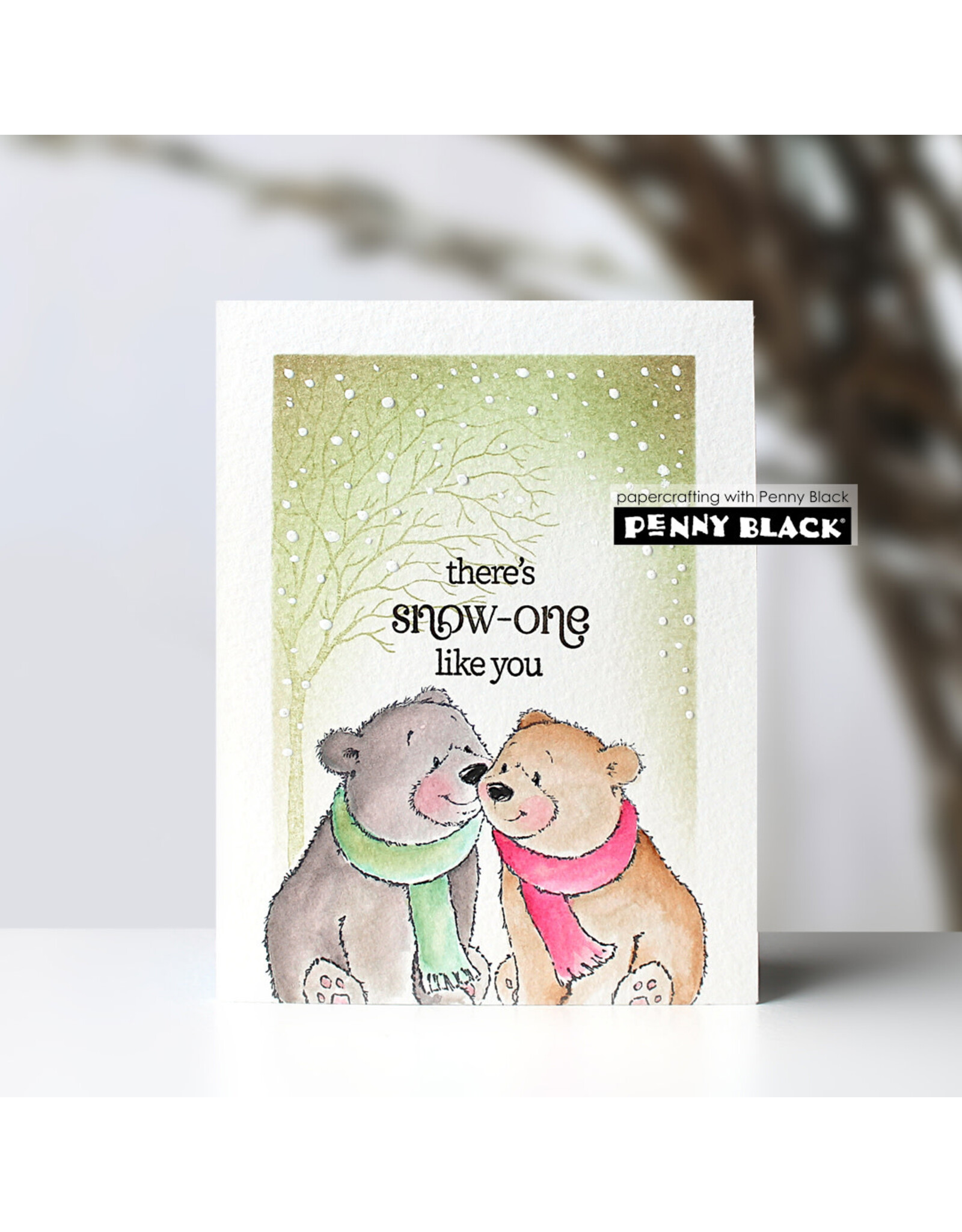PENNY BLACK PENNY BLACK ICY TIMBER CLEAR STAMP SET