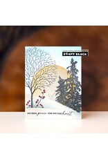 PENNY BLACK PENNY BLACK ICY TIMBER CLEAR STAMP SET