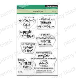 PENNY BLACK PENNY BLACK WINTERFUL LIFE CLEAR STAMP SET