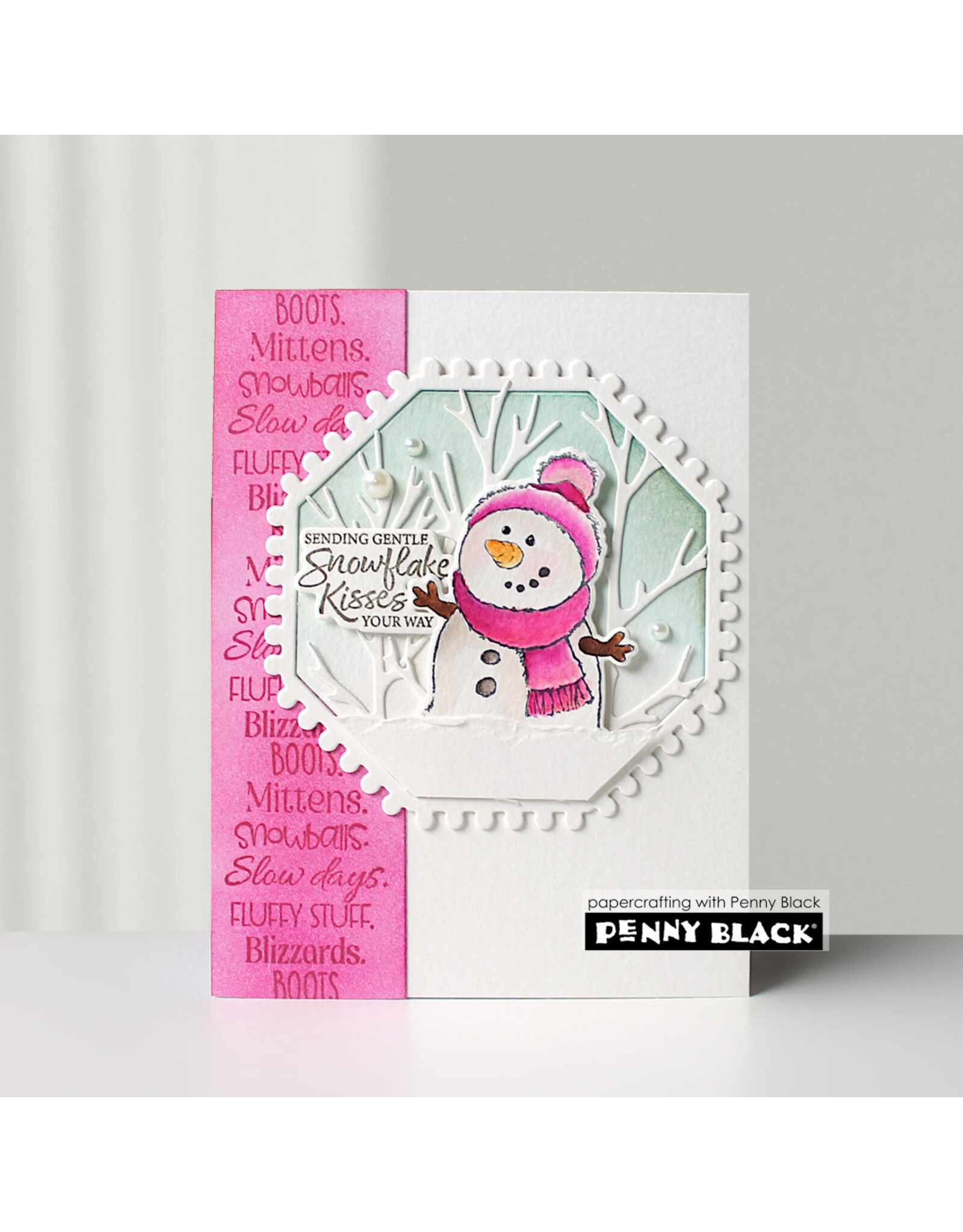 PENNY BLACK PENNY BLACK SNOW DAY CLEAR STAMP SET