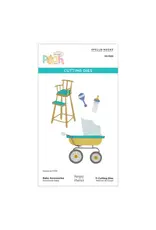 SPELLBINDERS SPELLBINDERS SIMPLE STORIES SAY CHEESE CLASSIC POOH BABY COLLECTION ACCESSORIES ETCHED DIE SET