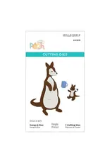 SPELLBINDERS SPELLBINDERS SIMPLE STORIES SAY CHEESE CLASSIC POOH BABY COLLECTION KANGA & ROO CHARACTERS ETCHED DIE SET
