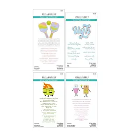 SPELLBINDERS SPELLBINDERS THIS IS LIFE CLEAR STAMP & DIE SET