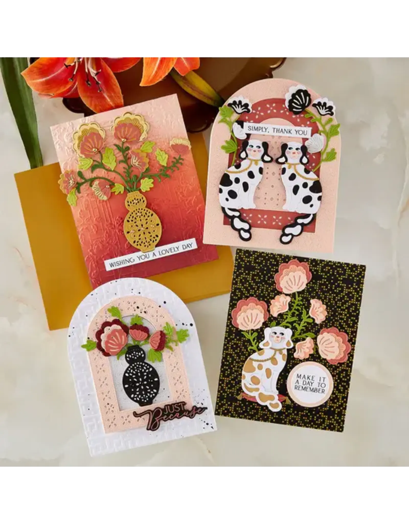 SPELLBINDERS SPELLBINDERS ARCH PUNCH & PIERCE PLATE ETCHED DIE SET